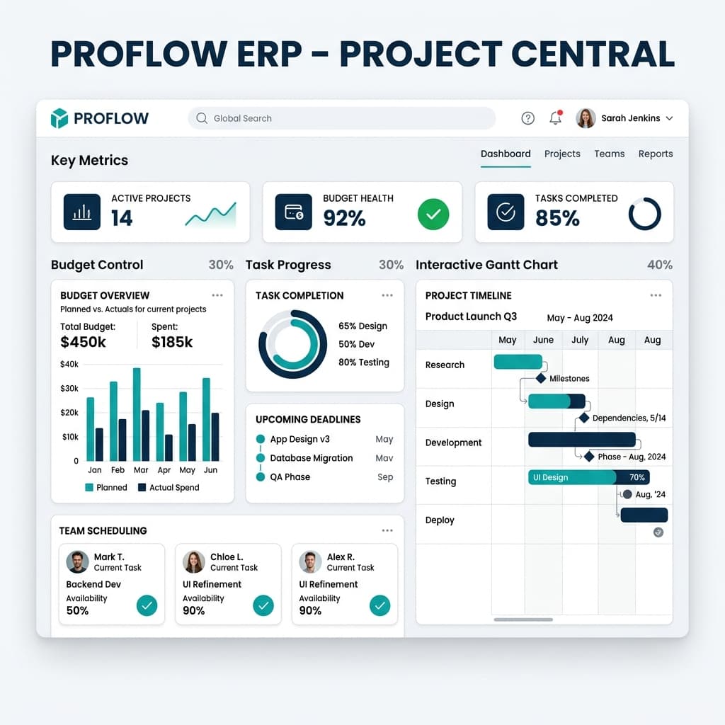 Project Management ERP Software